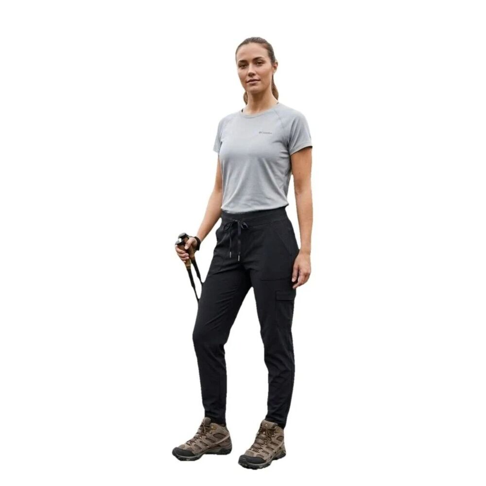 Columbia Women's Black Climber Canyon 50 UPF Pull On Jogger Size Medium NWT